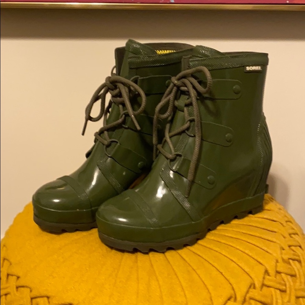 Sorel Rain Wedge Boots